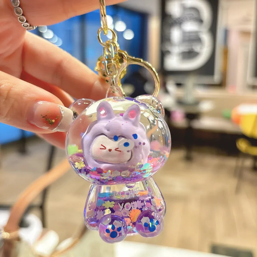 1 Piece Cute Cartoon Character Acrylic Unisex Bag Pendant Keychain