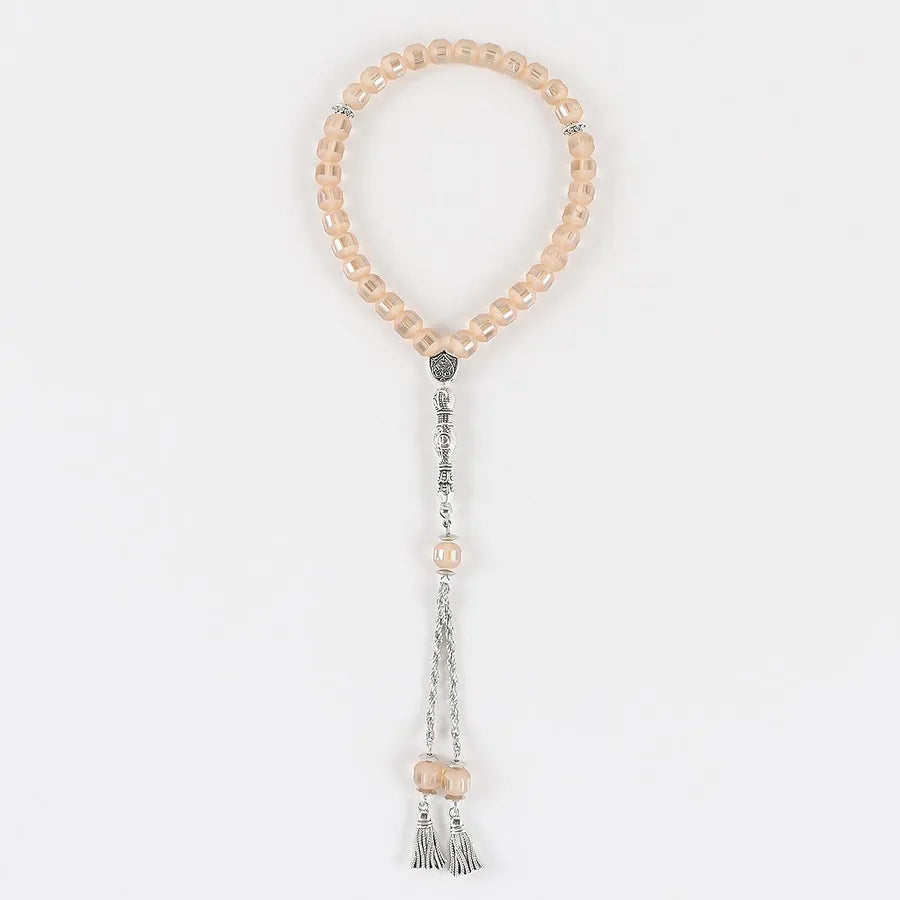 Classical Handmade Round Alloy Glass Wholesale Rosary Bracelets