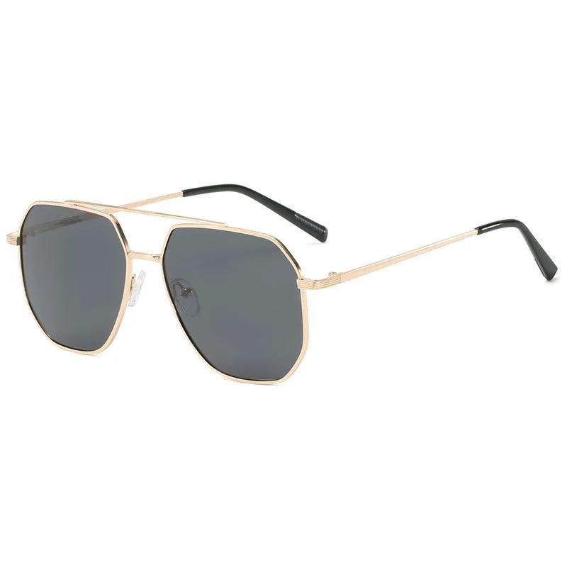 Casual Business Classic Style Solid Color Tac toad glasses Avaitor Full Frame Men's Sunglasses