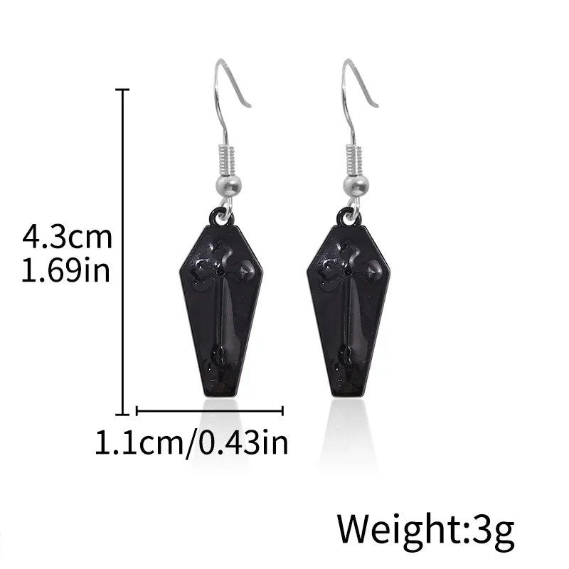 Halloween Ghost Devil Death Zombie Horror Pumpkin Skull Ear Cuff Alloy Geometric Pattern Unisex Original Design Jewelry Earring