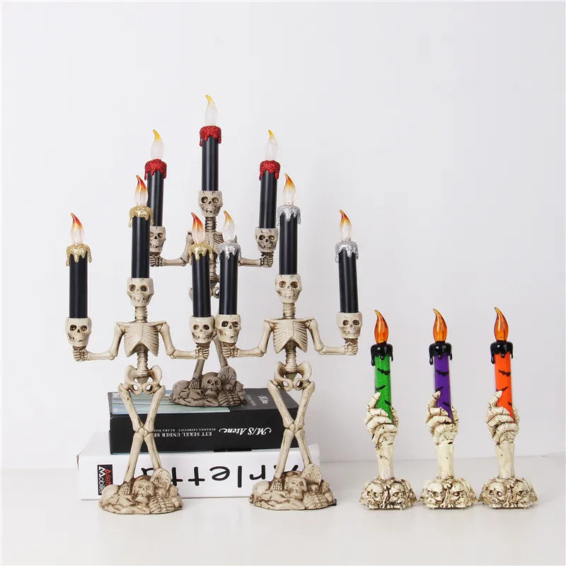 halloween funny skull plastic festival decorative props
