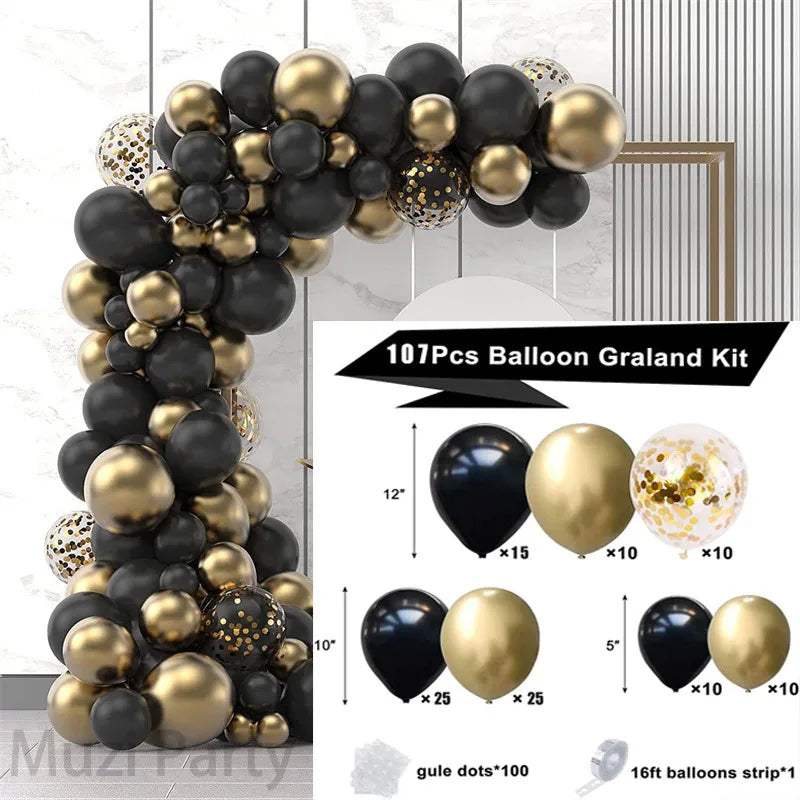 10 Series Birthday Party Decoration Balloon Suit Balloon Chain Arch Wedding Wedding Room Scene Arrangement