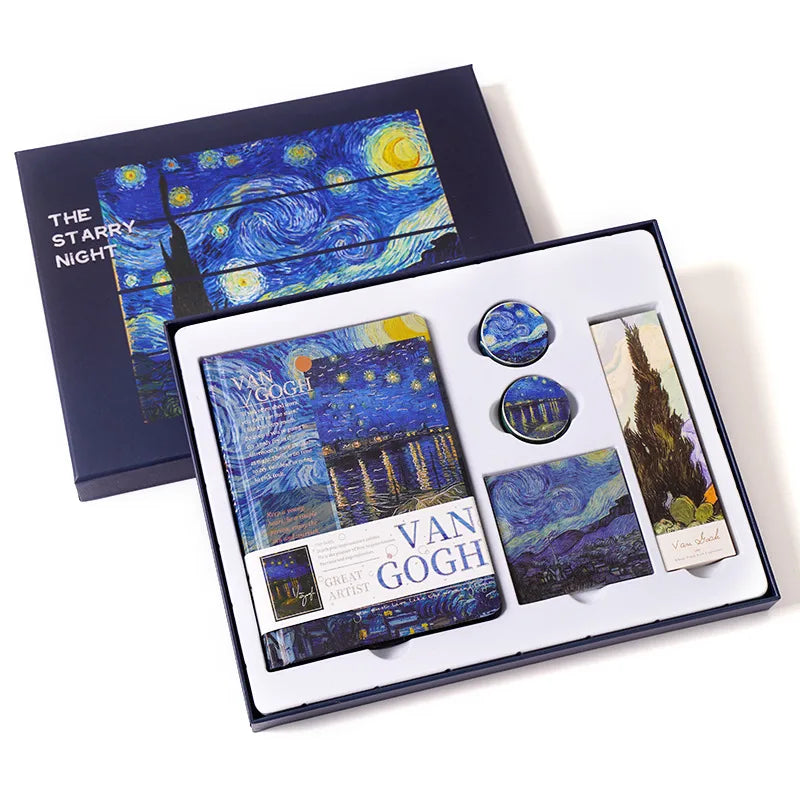 1 set cartoon class learning paper retro artistic stationary sets
