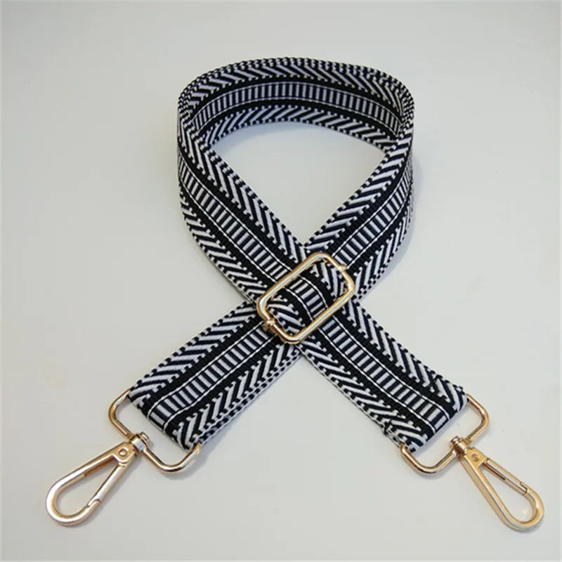 all seasons polyester stripe sling strap bag accessories