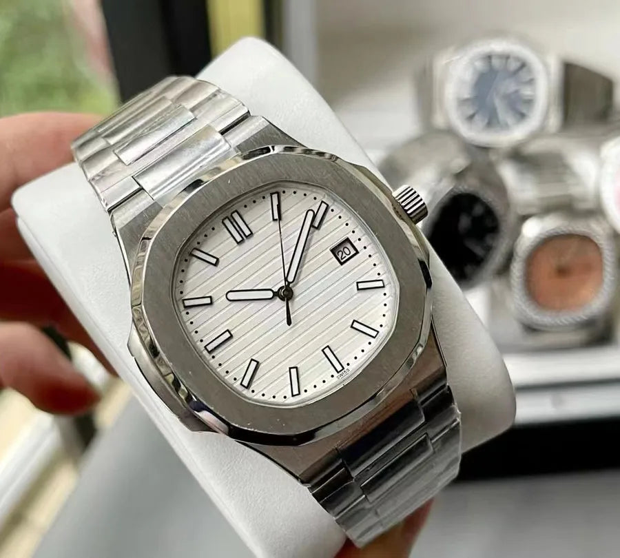 Simple Style Geometric Single Folding Buckle Quartz Watch Men's Watches