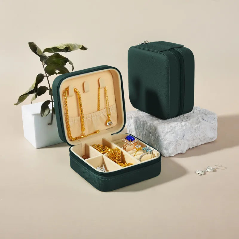 1 Piece Flannel Elegant Simple Style Home Daily Solid Color Jewelry Boxes