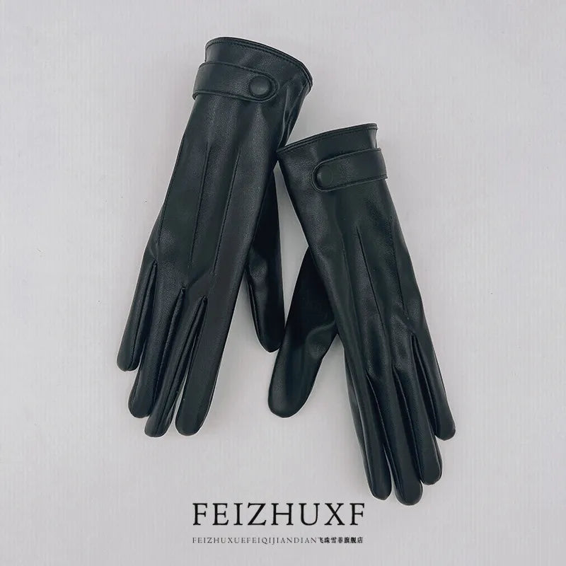 Women's Simple Style Solid Color Gloves