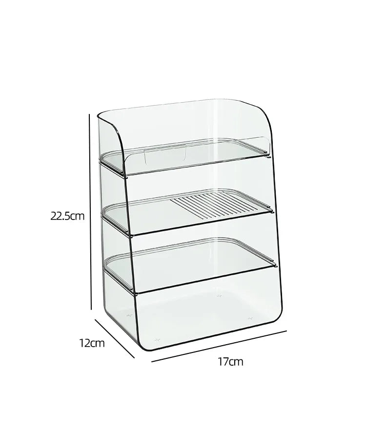 Cosmetics perfume storage box lipstick desktop organizing storage box multi-layer bathroom bathroom skin care shelf