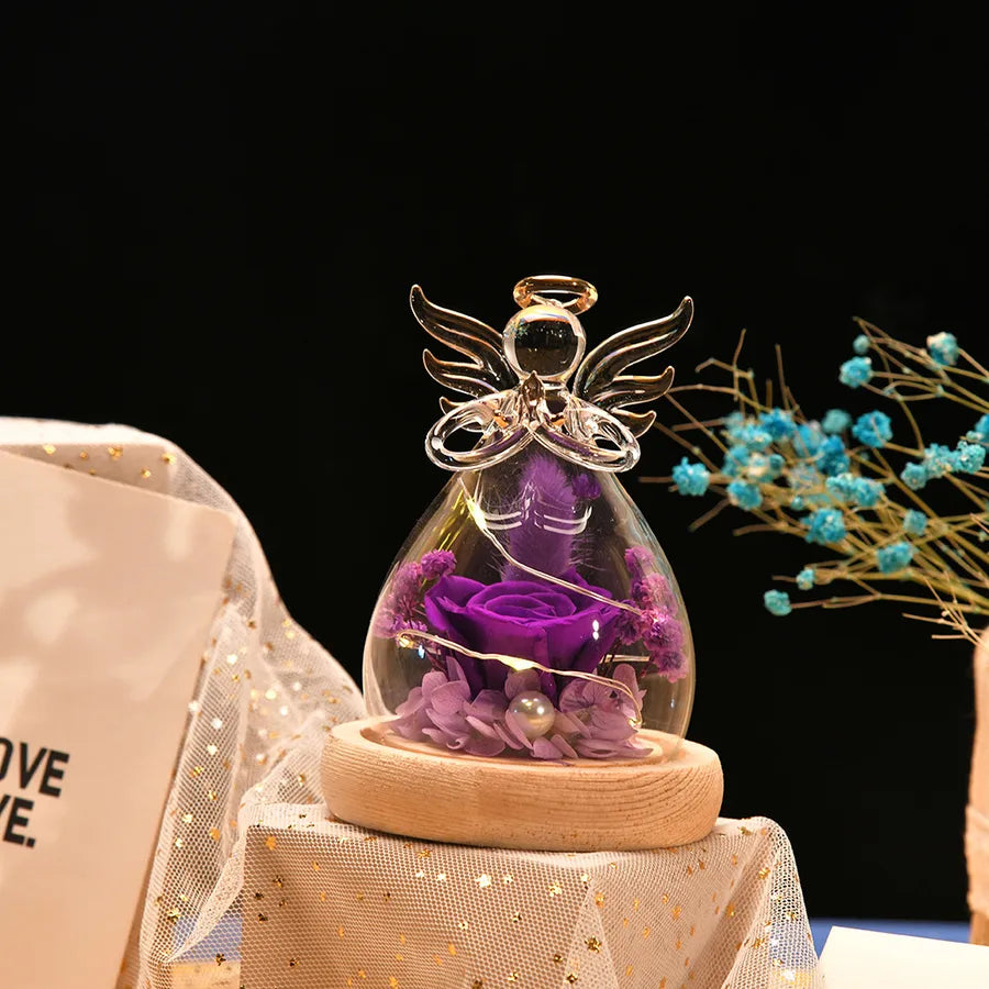 valentine's day simple style angel glass indoor party festival ornaments