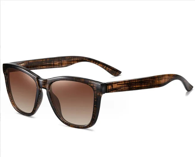 simple style flower tac square full frame men's sunglasses
