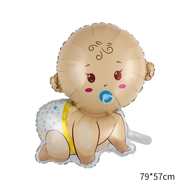Birthday Cute Human Aluminum Film Party Festival Balloons