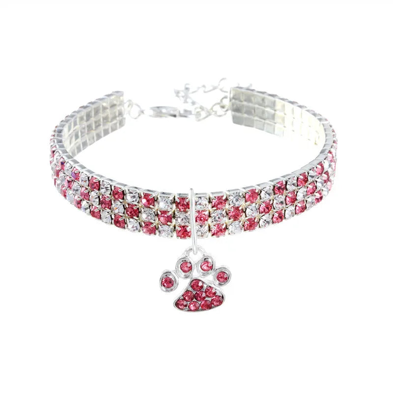 simple style classic style alloy plaid diamond pet collar