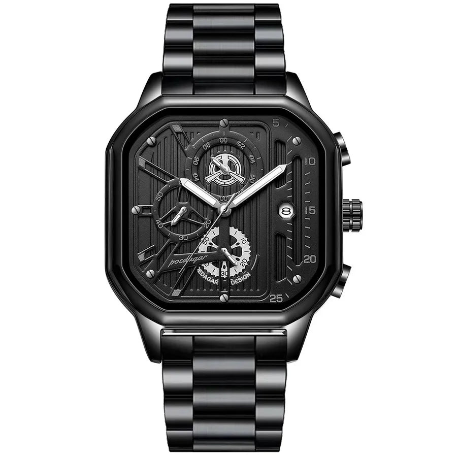 sports geometric buckle quartz men's watches