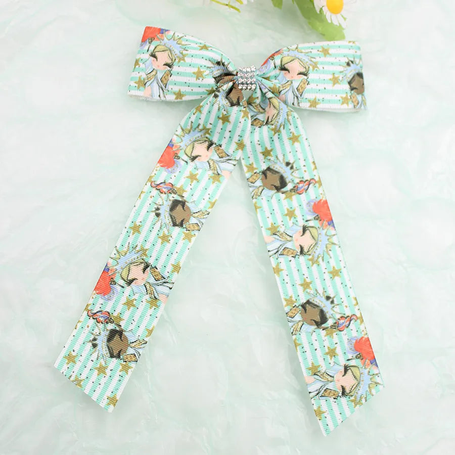 Summer National Day Fruit Bow Hairpin Flamingo Pineapple Bow   Spring New