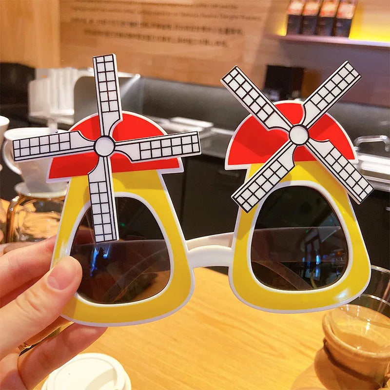 cute cartoon pc special-shaped mirror full frame kids sunglasses