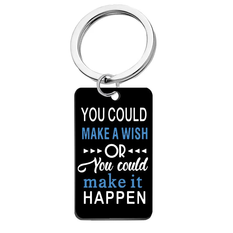 Simple Style Letter Arylic Unisex Keychain