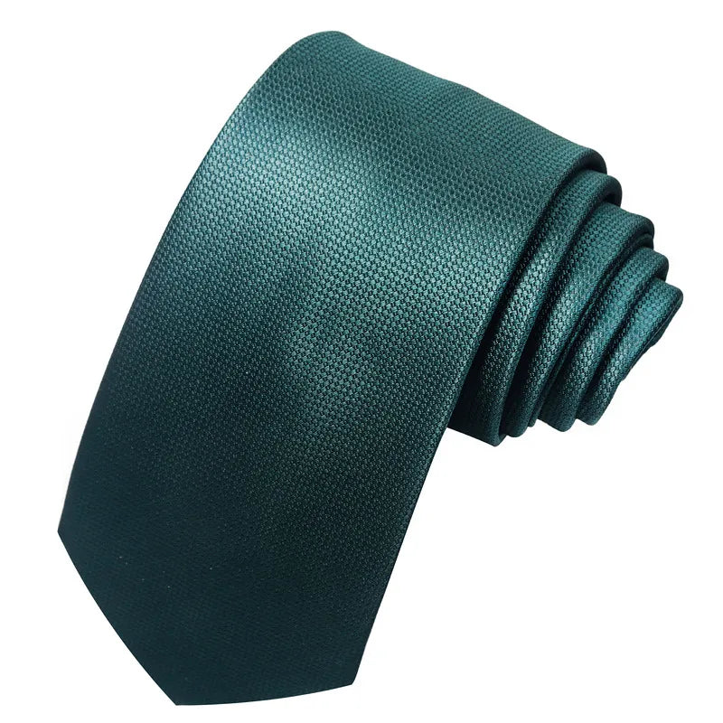 business formal solid color cashew nuts flower polyester yarn men's tie