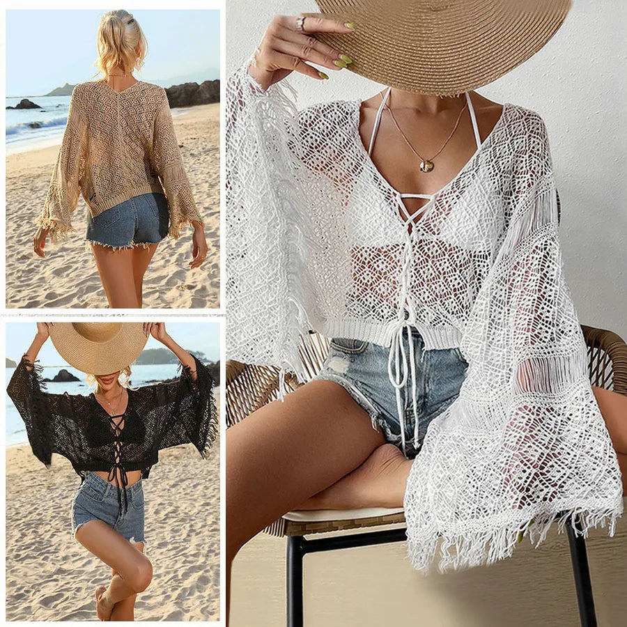 Women's Solid Color Simple Style Classic Style Cover Ups