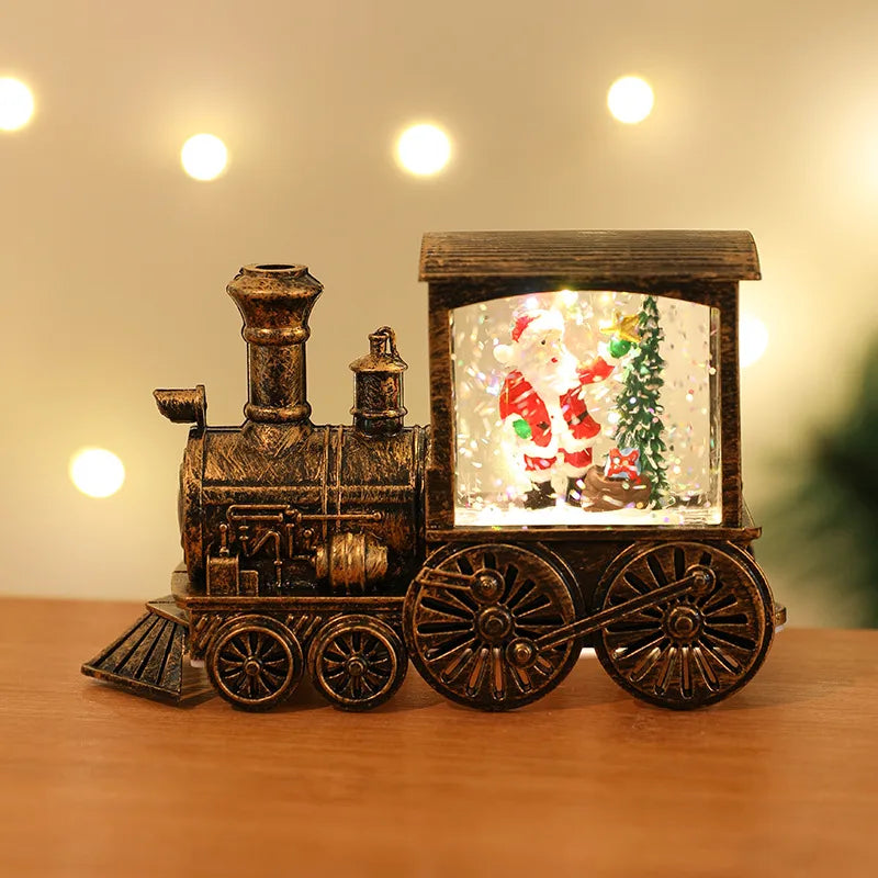 Christmas Cartoon Style Cute Santa Claus Snowman Plastic Indoor Party Festival Ornaments