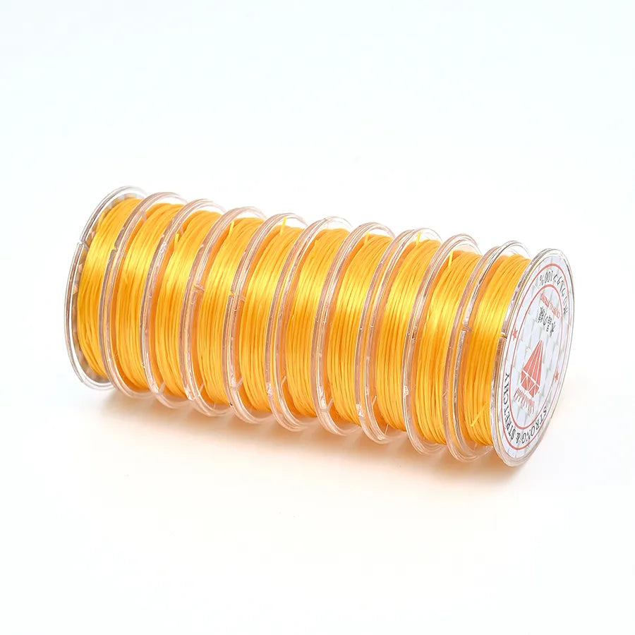 10 Rolls/Package Spandex  Wire Diameter: 0.8mm Jewelry Accessories