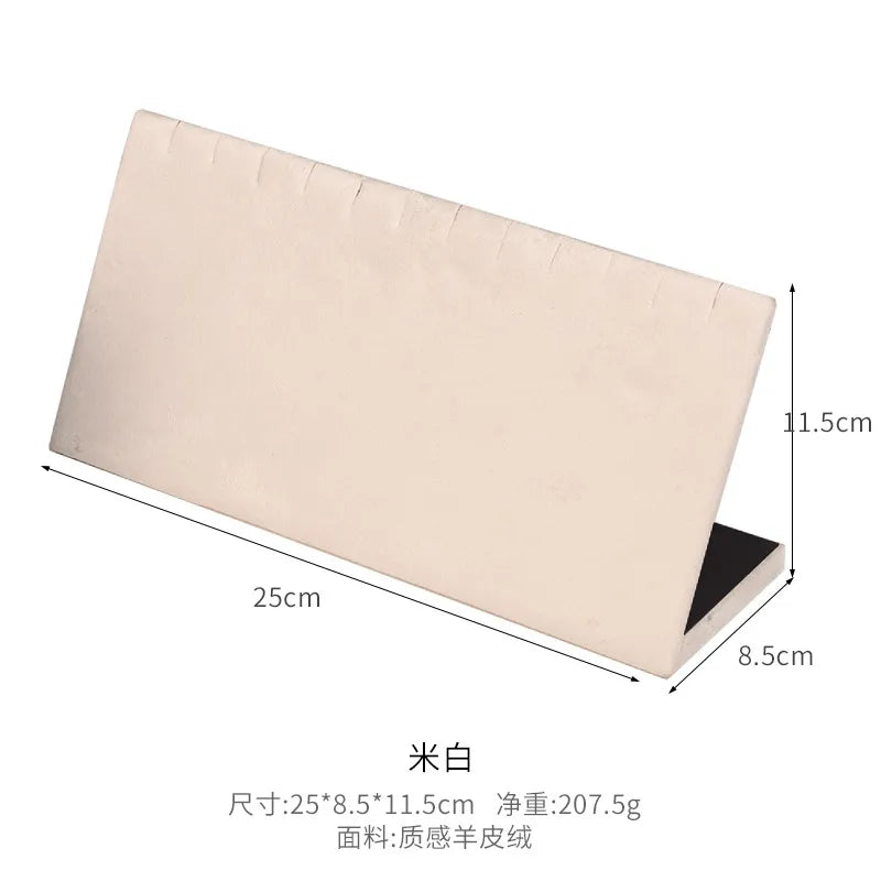 1 Piece Cashmere leather Retro Classic Style Solid Color Jewelry Display Jewelry Rack