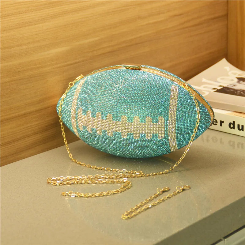 bag rhinestone dinner bag female rugby plastic Diamond Ball party banquet bag evening bag female