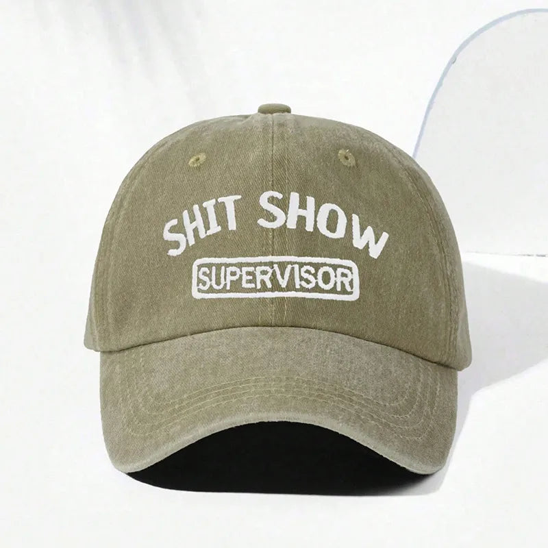 Unisex Classic Style Letter Curved Eaves Baseball Cap