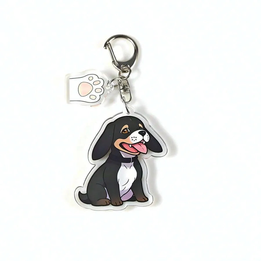 Cute Animal Arylic Keychain