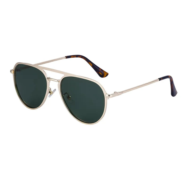 Retro Color Block Pc toad glasses Full Frame Men's Sunglasses