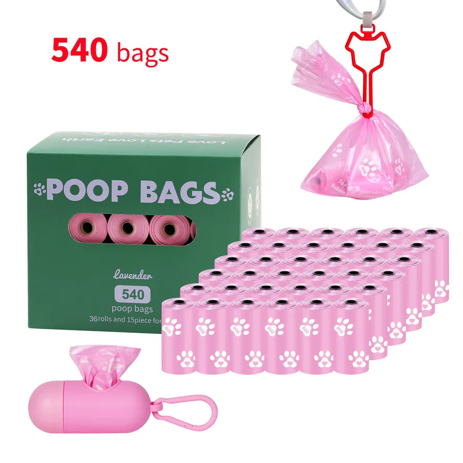 Cute PE Paw Print Pet Garbage Bag