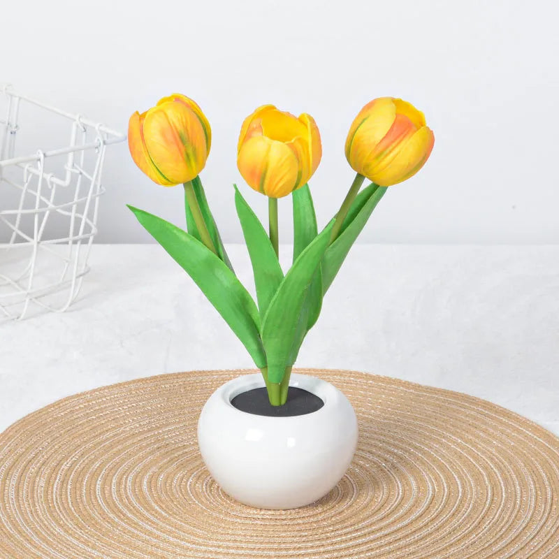 Decorative Table Lamp Glass Shade Wooden Base In Antique White Finish
