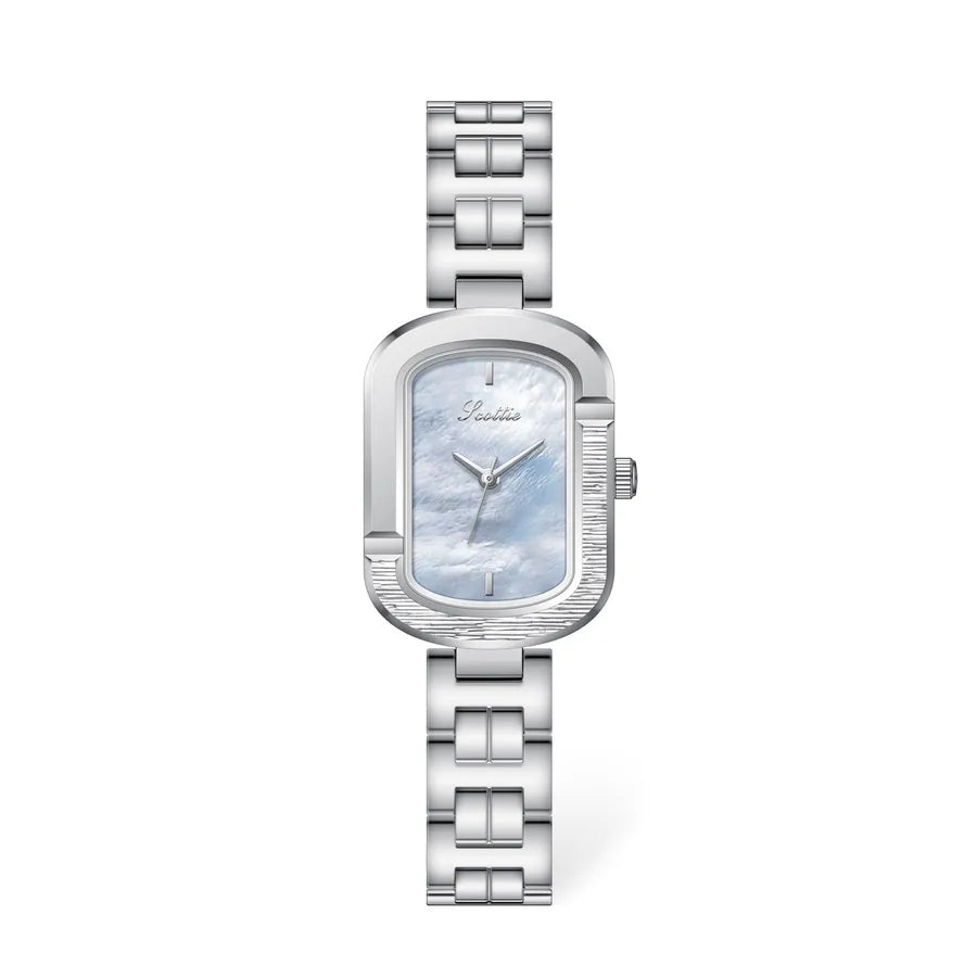 Elegant Luxurious Commute Rectangle Butterfly Double Snap Quartz Watch