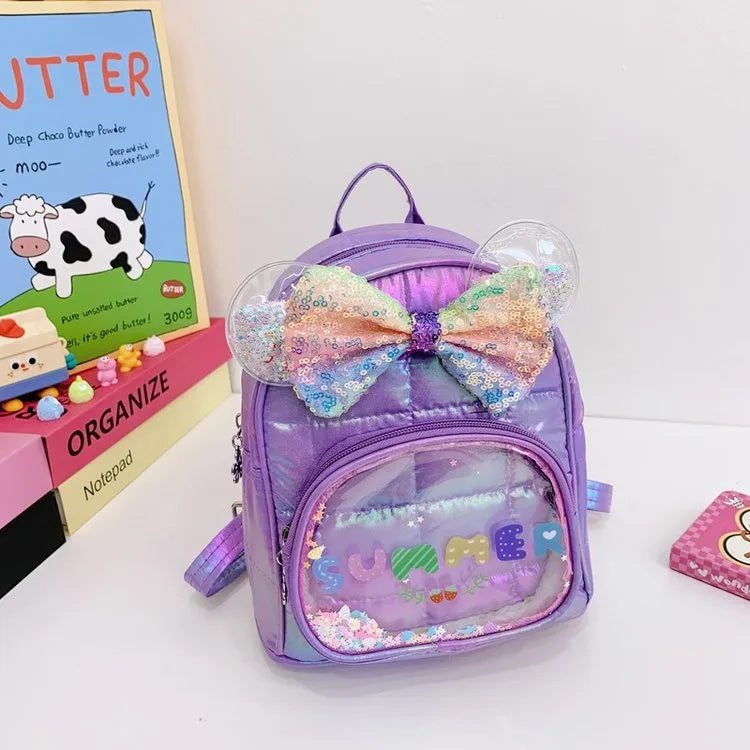 Bow Knot Casual School School Backpack Kids Backpack Functional Backpack