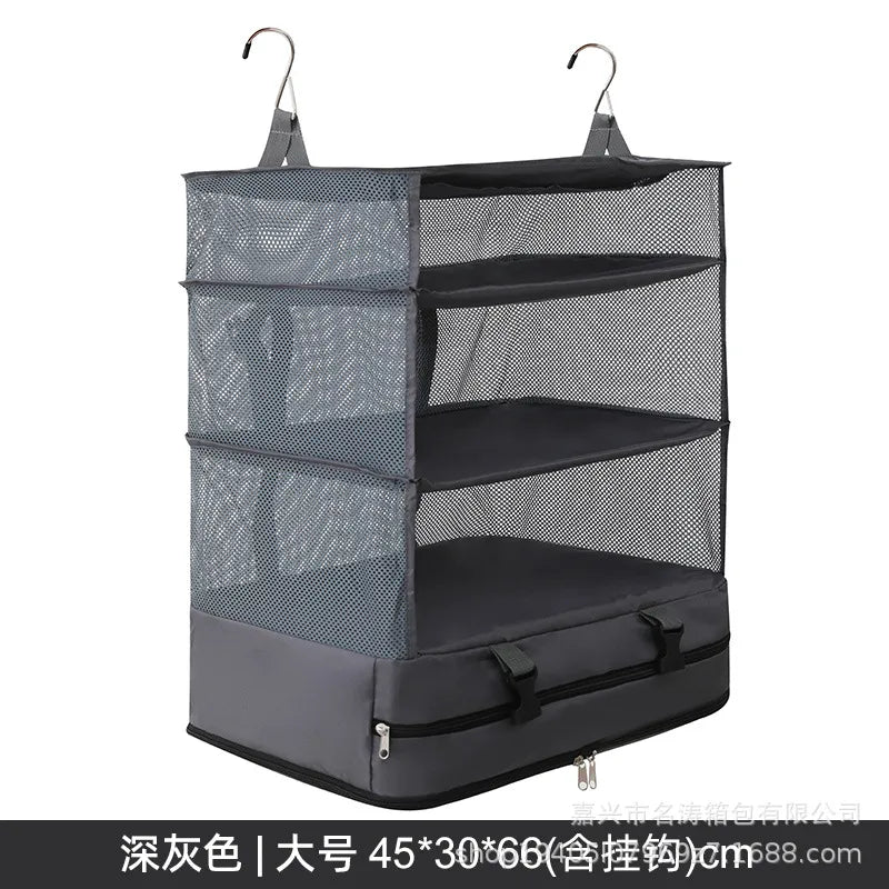 Clothes clothing  sundries storage bag three-layer hanging bag book hanging bag storage bag source manufacturers