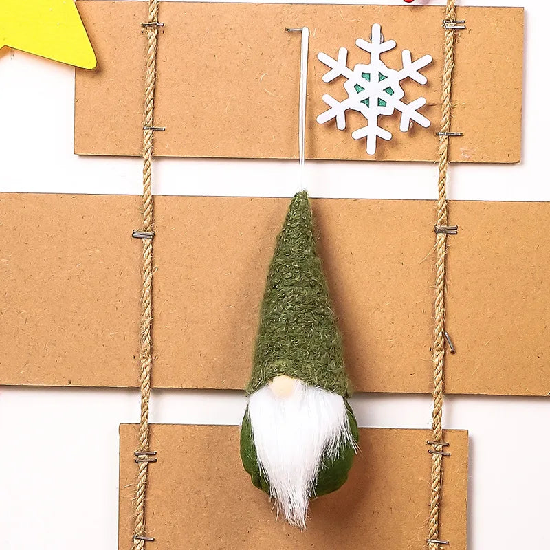Christmas Cartoon Style Simple Style Classic Style Color Block Holiday Festival Hanging Ornaments