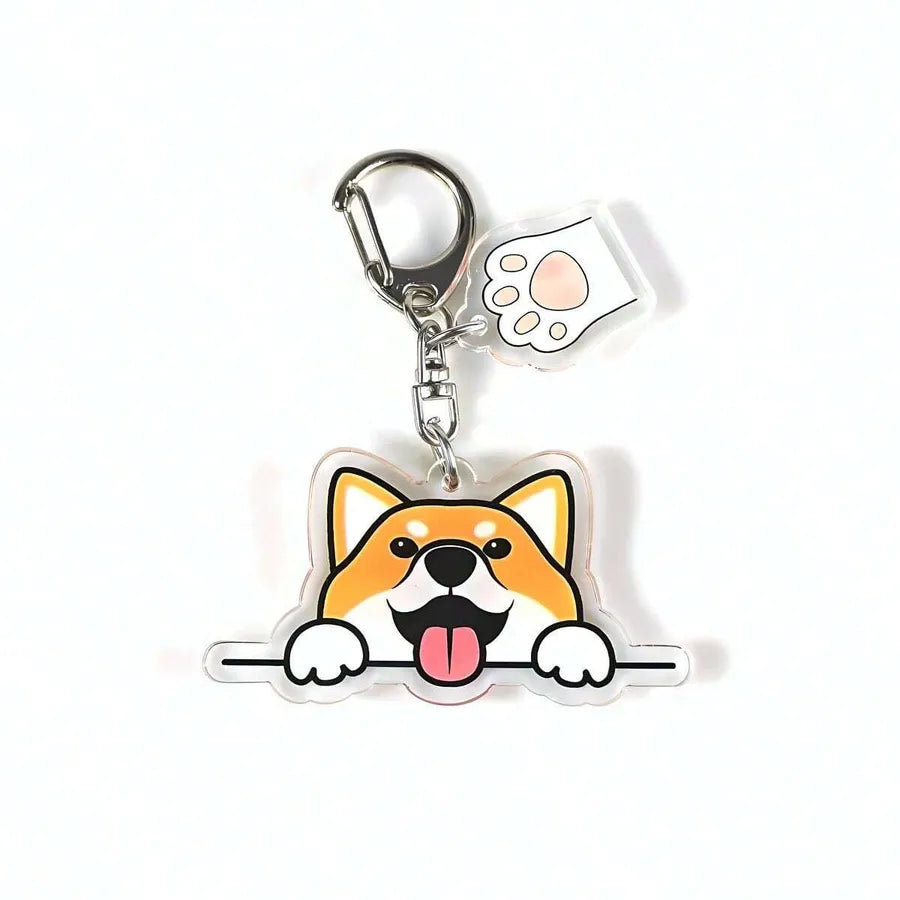 Cute Animal Arylic Keychain
