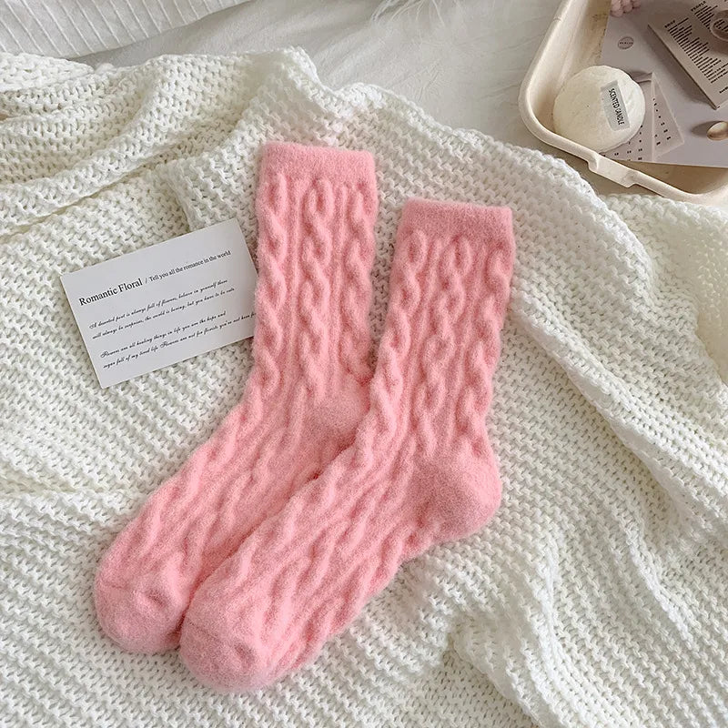 Sweet Women's Solid Color Polyester Ankle Socks A Pair
