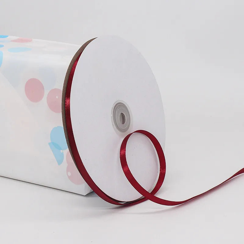Classic Style Solid Color Polyester Wedding Birthday Party Supplies Gift Wrapping Supplies 1 Roll
