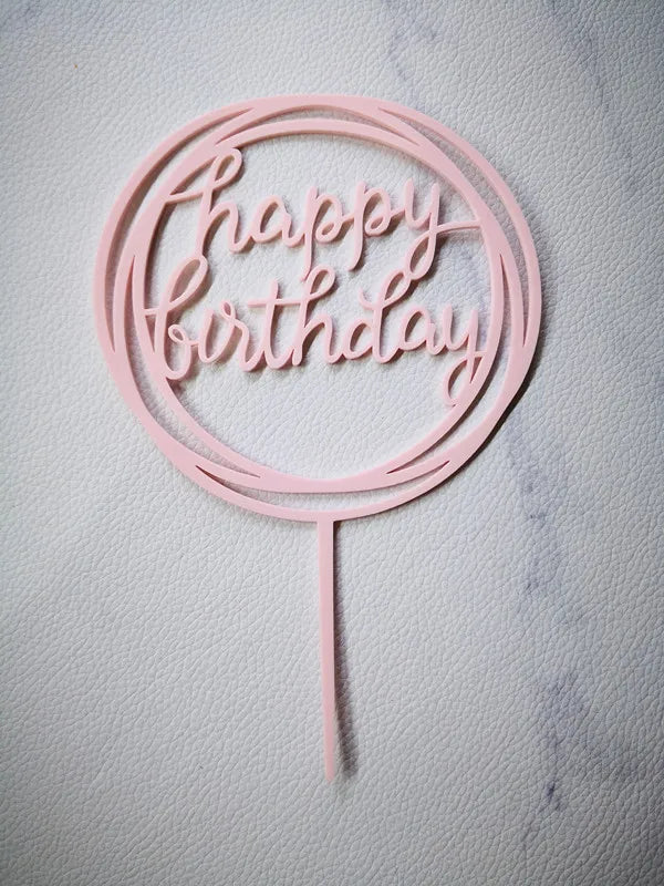 Christmas Casual Letter Heart Shape Arylic Birthday Cake Decorating Supplies Cake Decorating Supplies