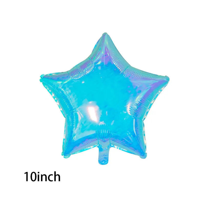 Birthday Casual Sweet Star Heart Shape Butterfly Aluminum Film Party Festival Balloons