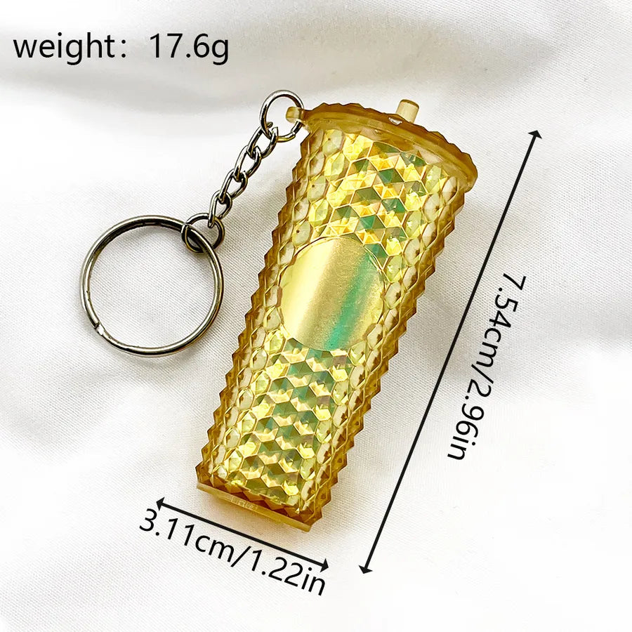 Simple Style Colorful Plastic Unisex Keychain