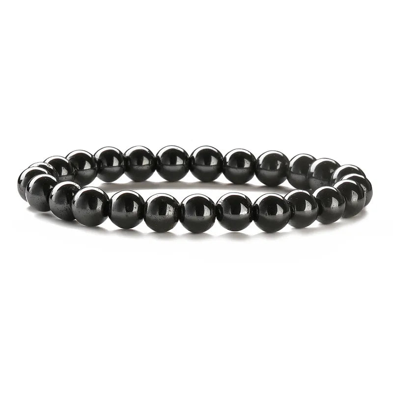 Retro Classic Style Geometric natural stone Tiger Eye black gallstone Bracelets In Bulk