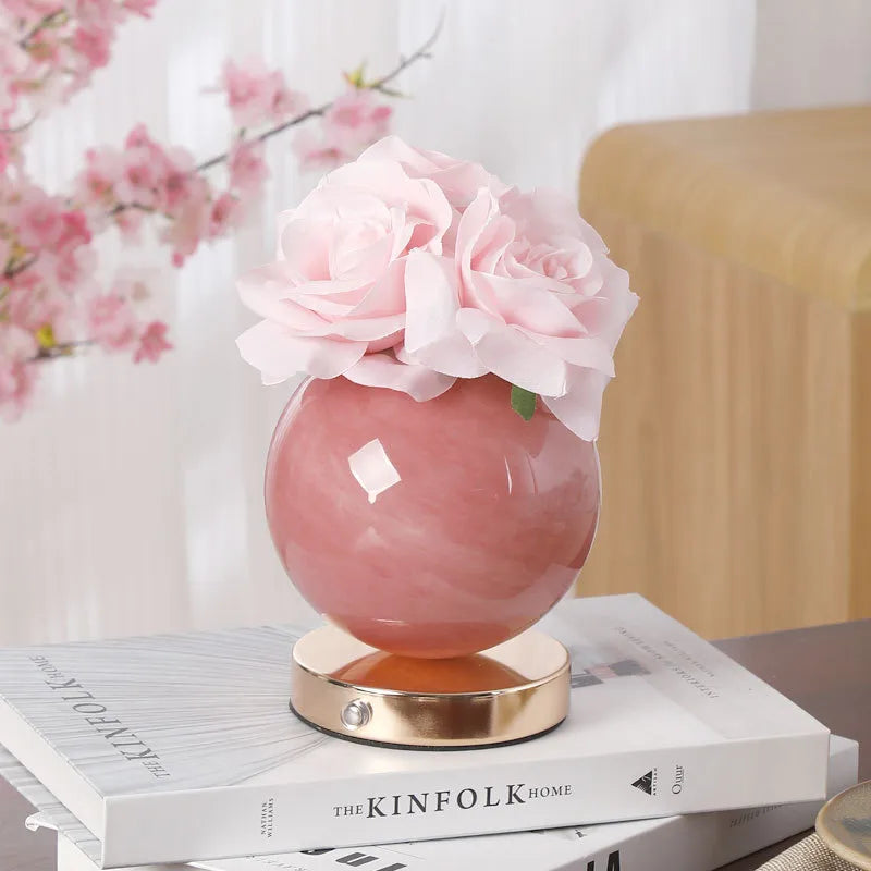 Romantic Rose Planet Glass Lighting Accessories