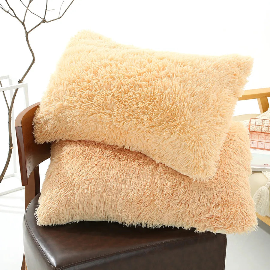 Casual Elegant Cute Solid Color Polyester Pillow Cases Bedding