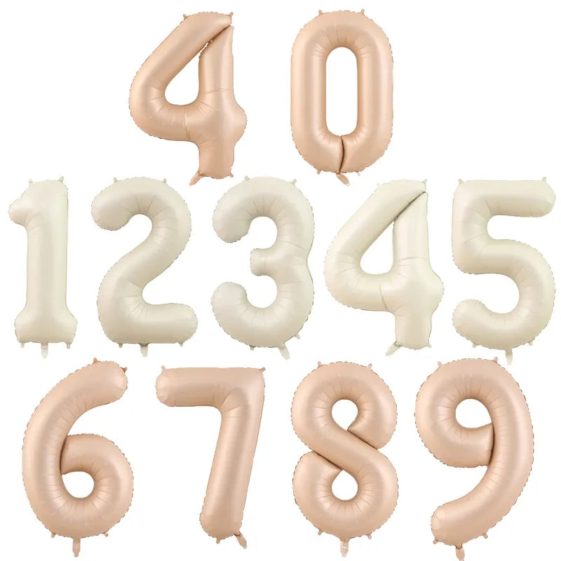 birthday number aluminum film party balloons 1 piece