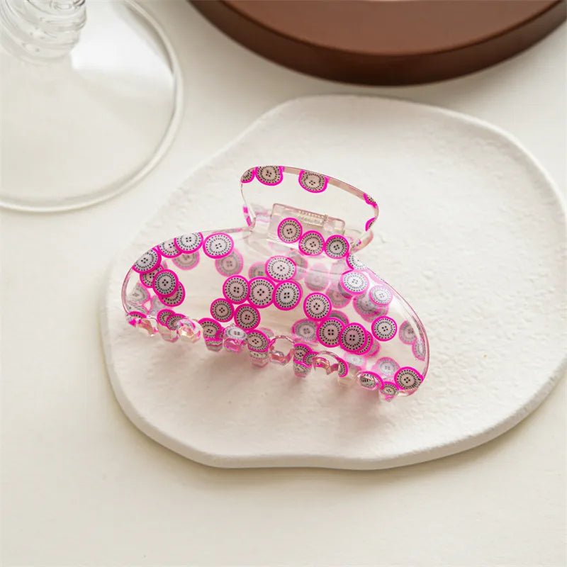 Elegant Lady  Women's Geometric Fruit Acrylic Headwear
