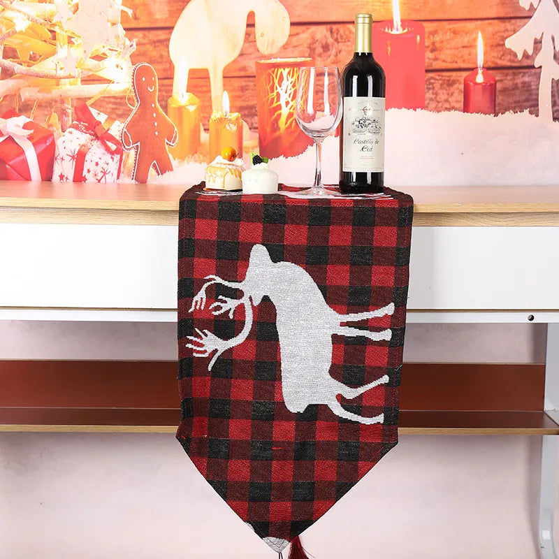 Christmas Fashion Elk Banquet tablecloth
