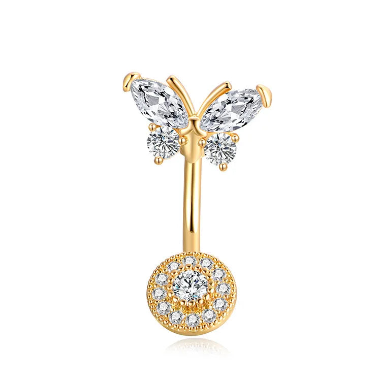 Human body piercing jewelry navel nail  hot selling navel ring  classic navel buckle wholesale manufacturers navel nail