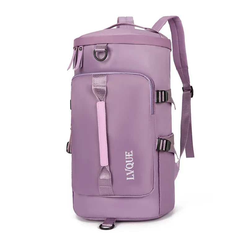 Unisex Streetwear Letter Solid Color Oxford Cloth Waterproof Travel Bags
