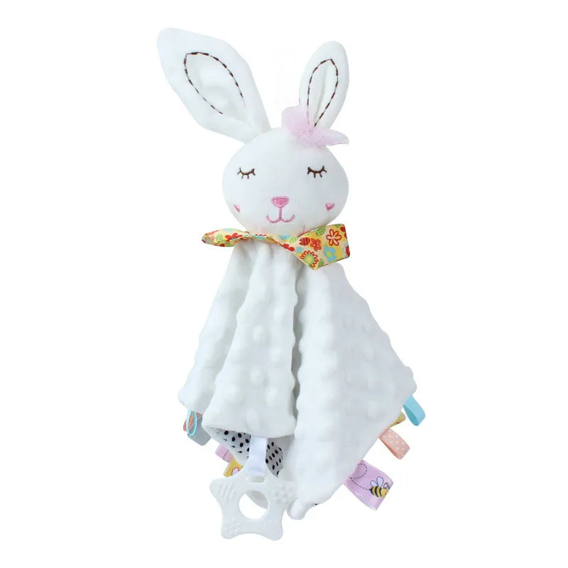 Babsky Baby Animal Ambulatory Towel Cute Cartoon Car Bed Hanging Baby Hand-kerchief Slipper Towel Ambulatory Towel Toy